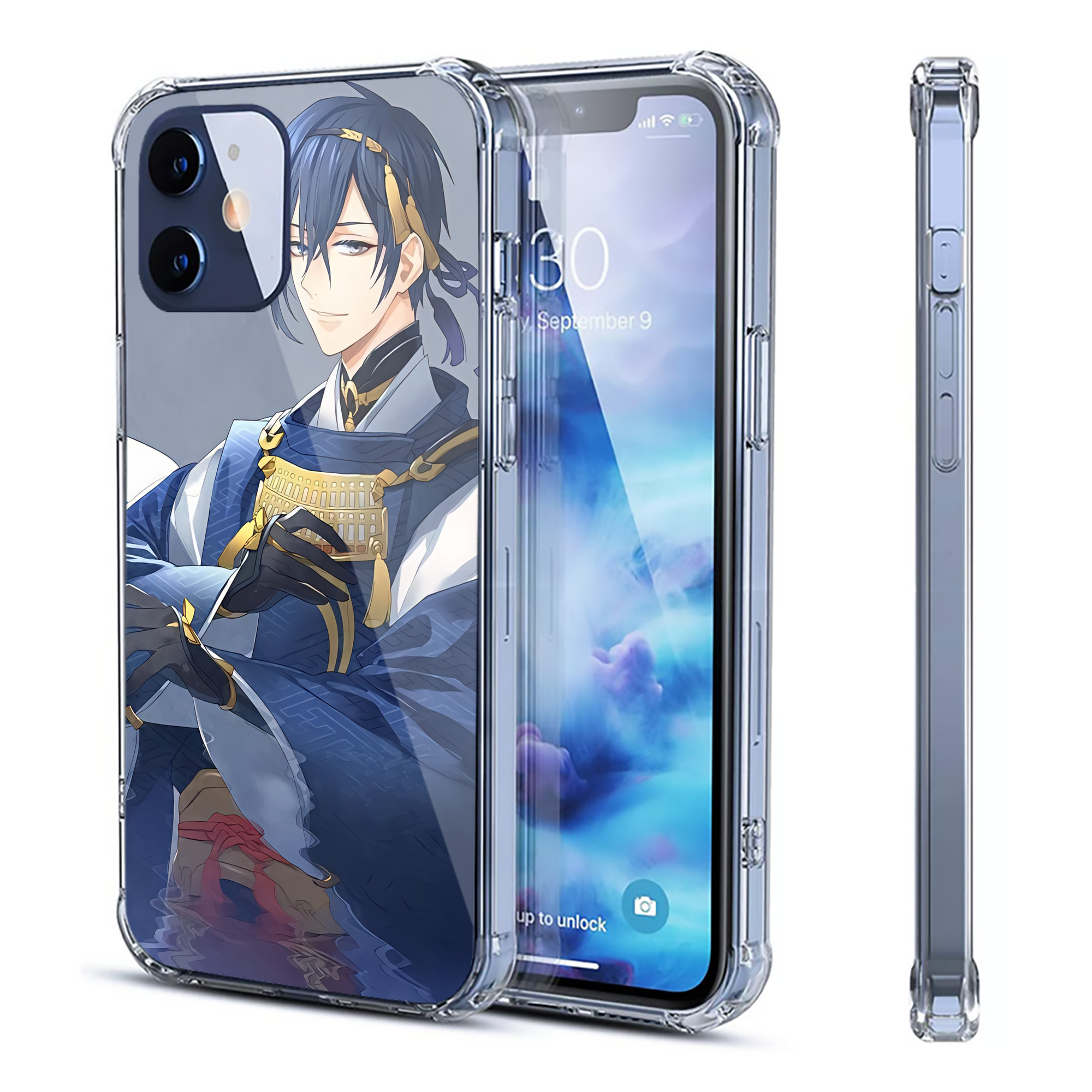 （画像用） 刀剣乱舞 Touken Ranbu 【iPhone 12シリーズ対応】透明スマホケース（クリアソフトケース）